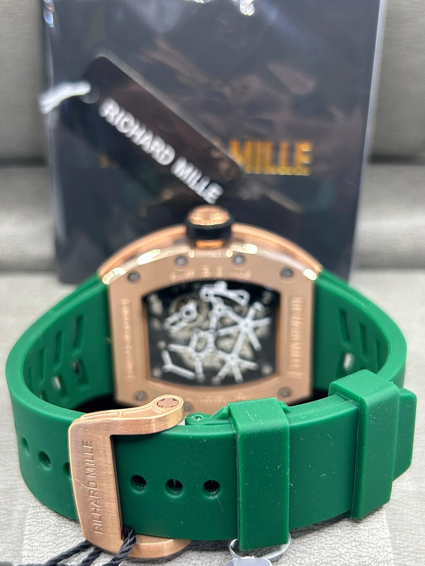 Richard Mille RM 055 Rose Gold Skeleton Watch