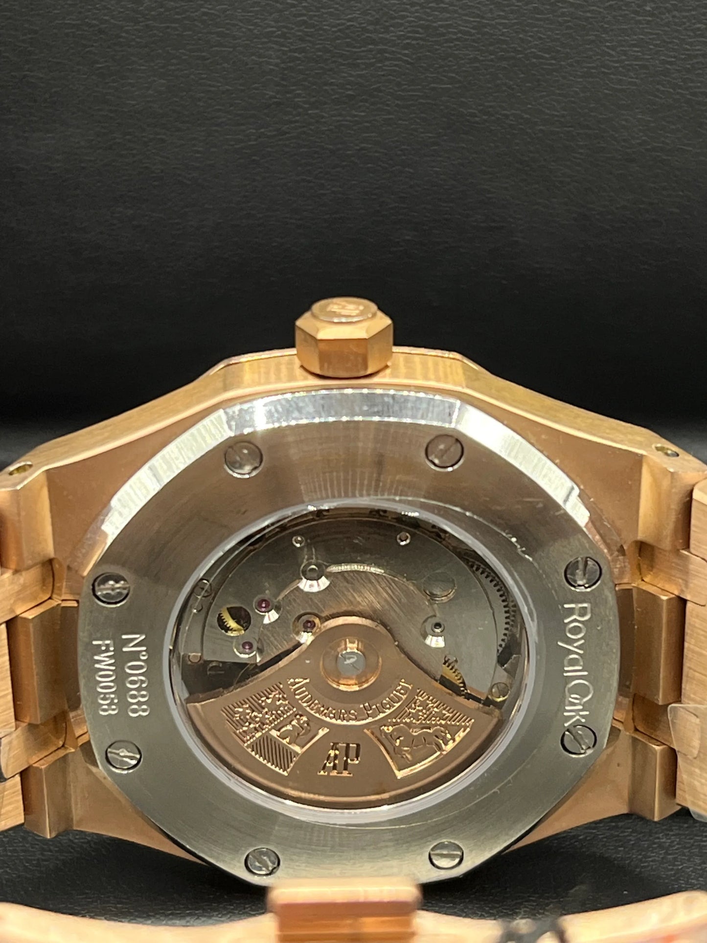 Audemars Piguet Royal Oak Gold White Dial Watch