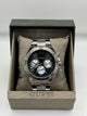 Guess Black Dial Stainless Steel Chronograph Watch