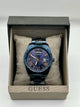 Guess Blue Dial Stainless Steel Watch