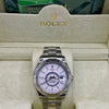 Rolex Sky Dweller White Dial Stainless Steel Watch