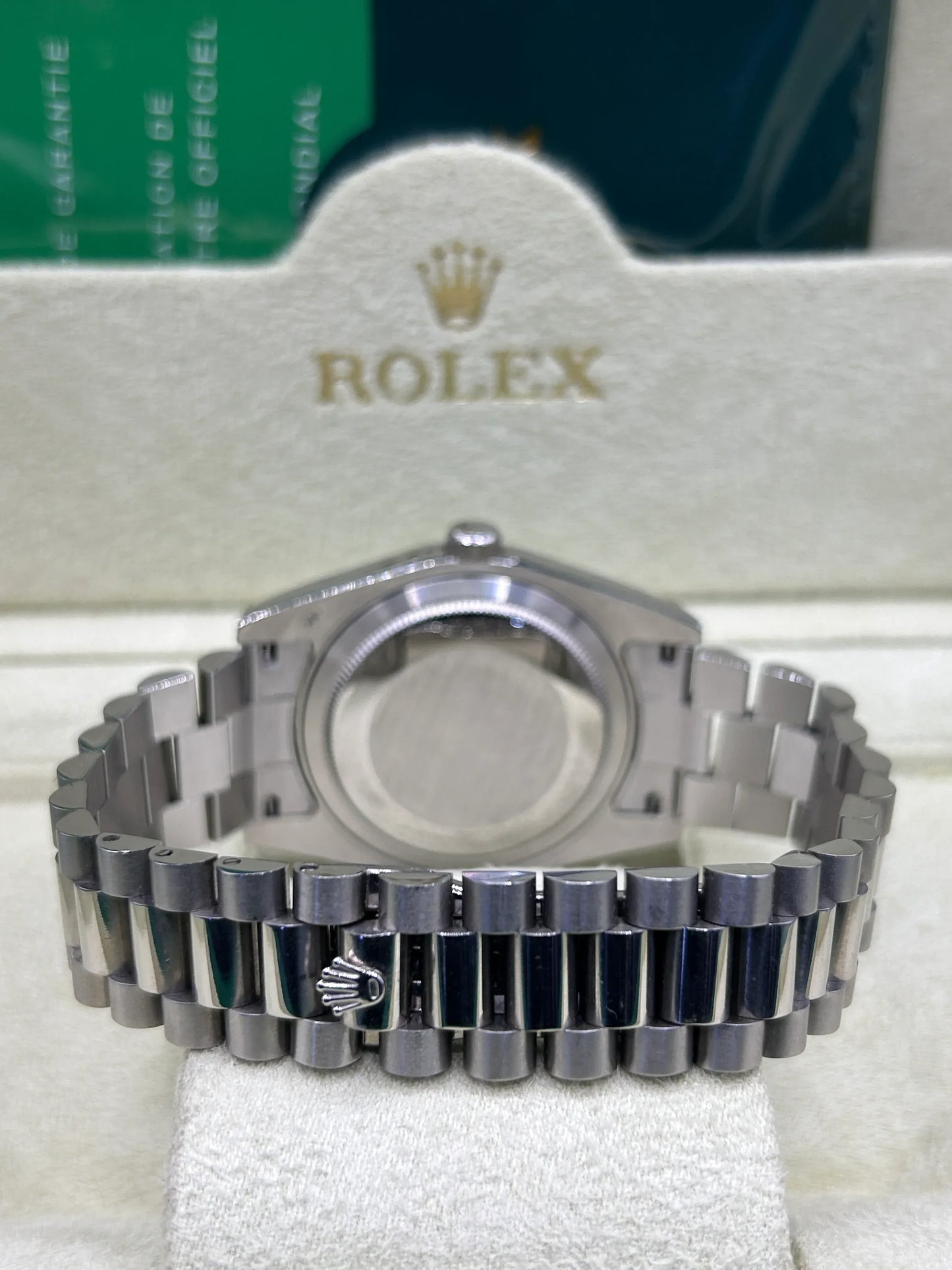 Rolex Day-Date Ice Blue Dial Watch