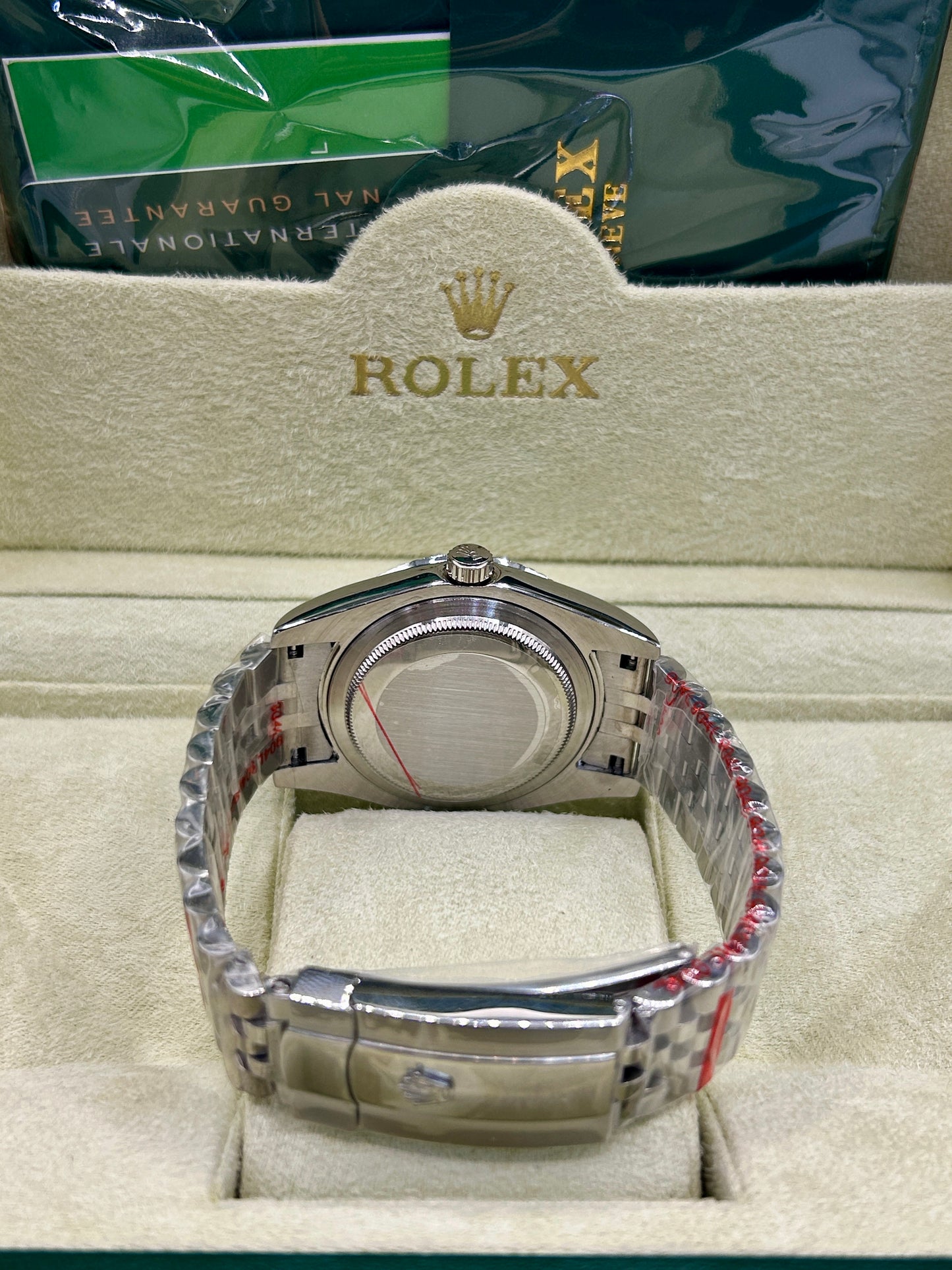 Rolex Datejust Ice Blue Dial Arab Numbers Stainless Steel Watch