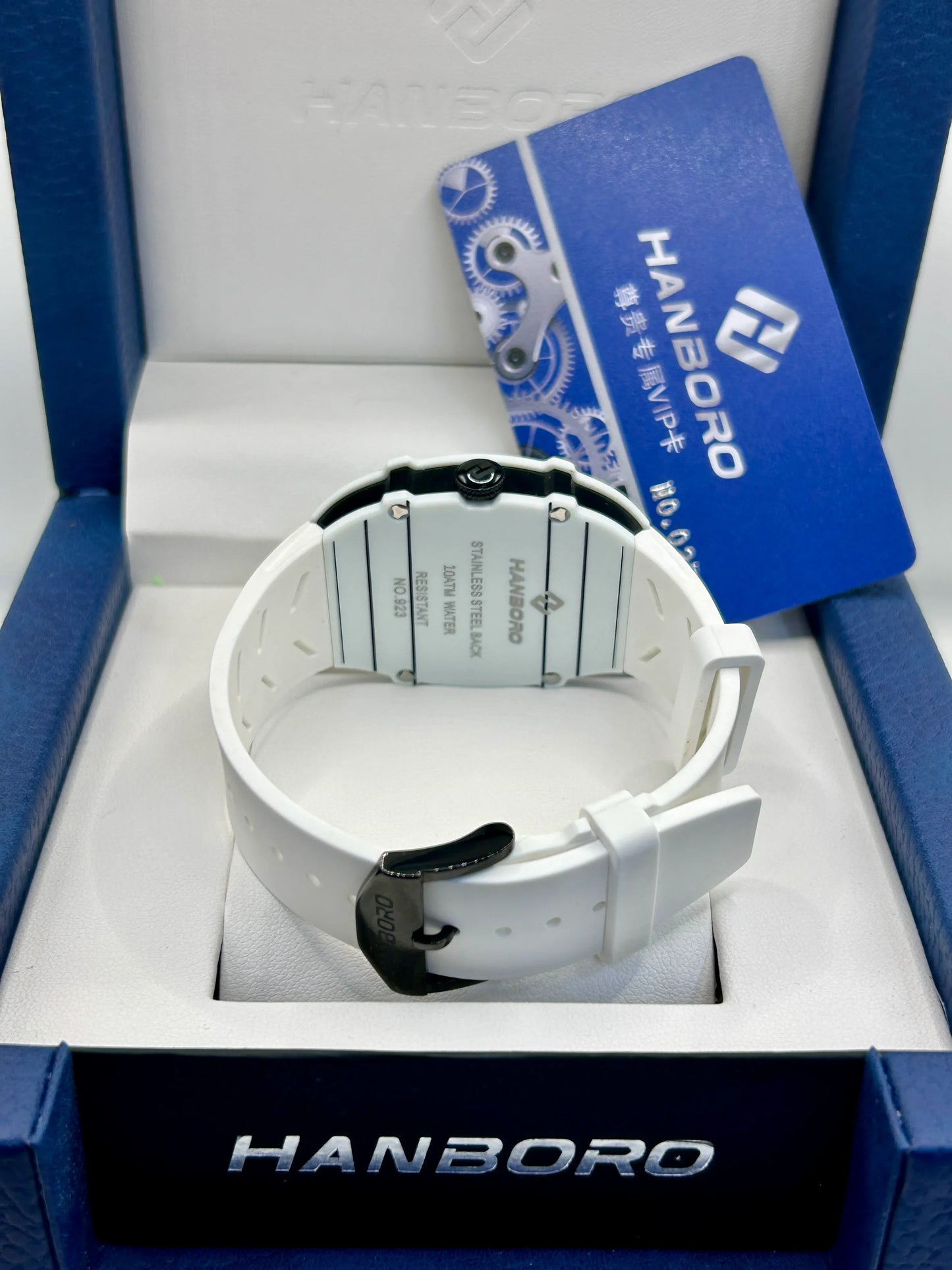 Hanboro Big Bang White Skeleton Watch