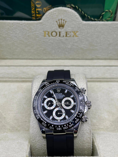 Rolex Daytona Black Diamond Chronograph Watch