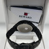 Reward Green Dial Black Stainless Steel Quartz Watch
