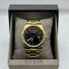 Guess Gold Black Dial Watch