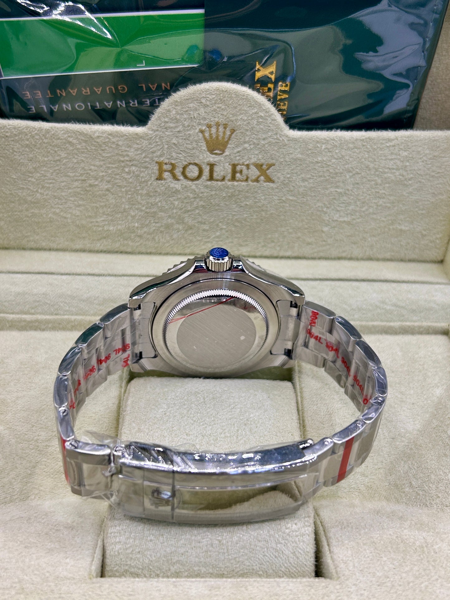 Rolex Yacht Master Grey Dial Stainless Steel Watch