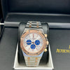 Audemars Piguet Royal Oak Two Tone Silver Dial Chronograph Watch