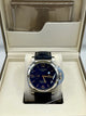 Panerai Luminor Blue Dial Stainless Steel Watch