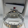 Reward White Dial Two Tone Chronograph Watch
