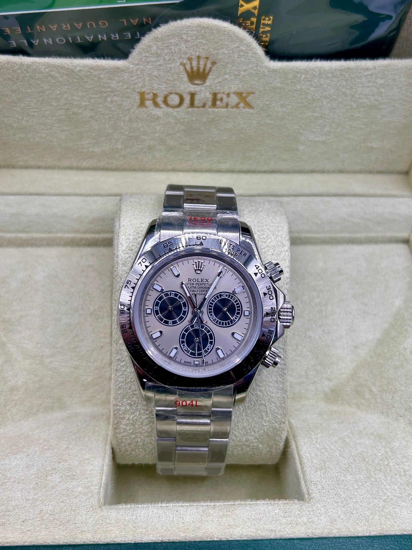 Rolex Daytona Classic Silver Dial Chronograph Watch