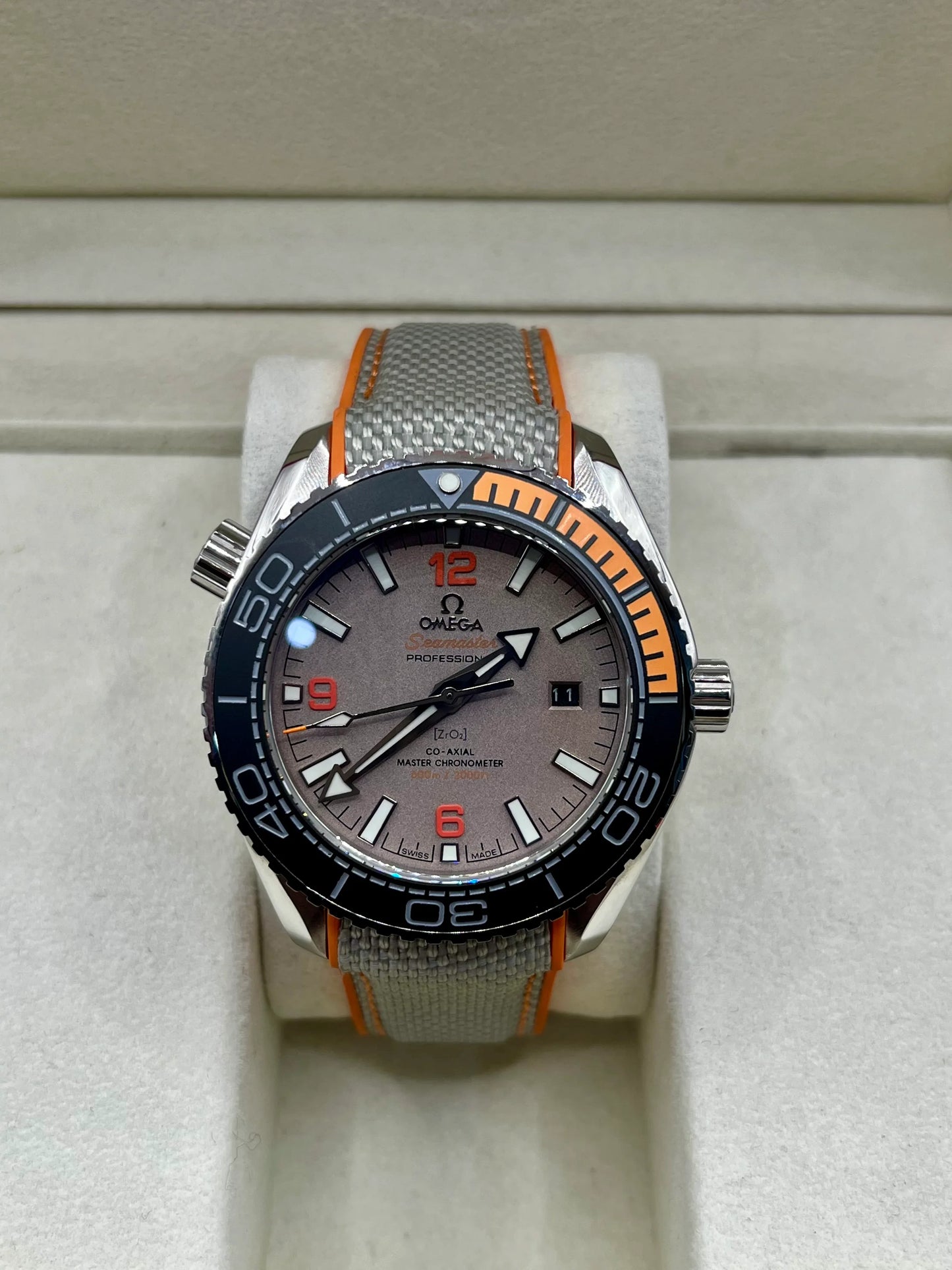 Omega Seamaster Planet Ocean Gray Dial Watch