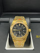 Audemars Piguet Royal Oak Gold Black Dial Watch