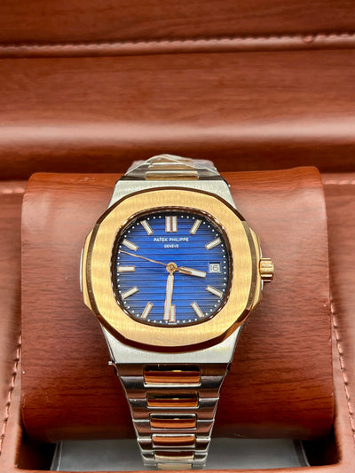 Patek Philippe Nautilus Royal Blue Gold Watch