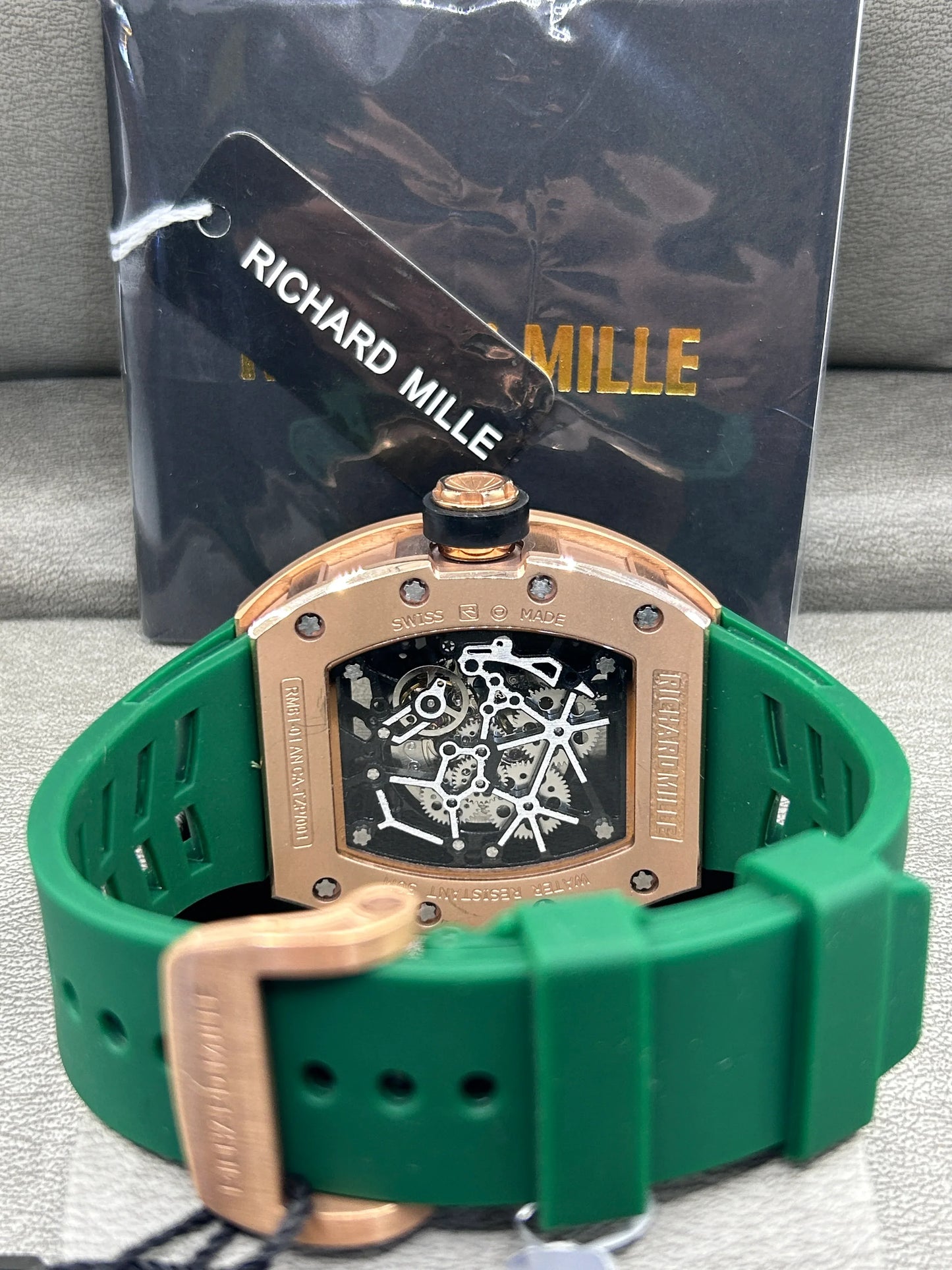 Richard Mille RM 055 Rose Gold Skeleton Watch