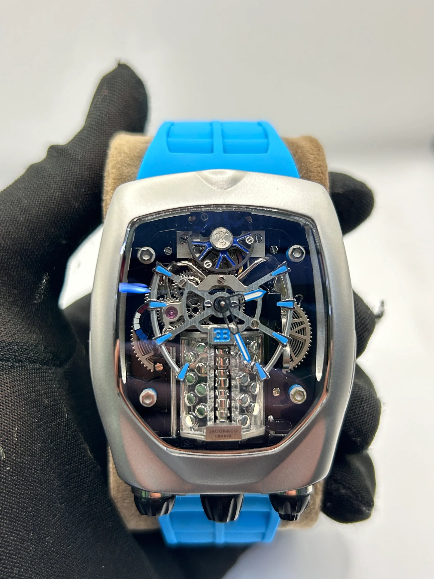 Jacob & Co Epic X Skeleton Blue White Watch
