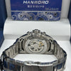 Hanboro Black Dial Stainless Steel Chronograph Watch