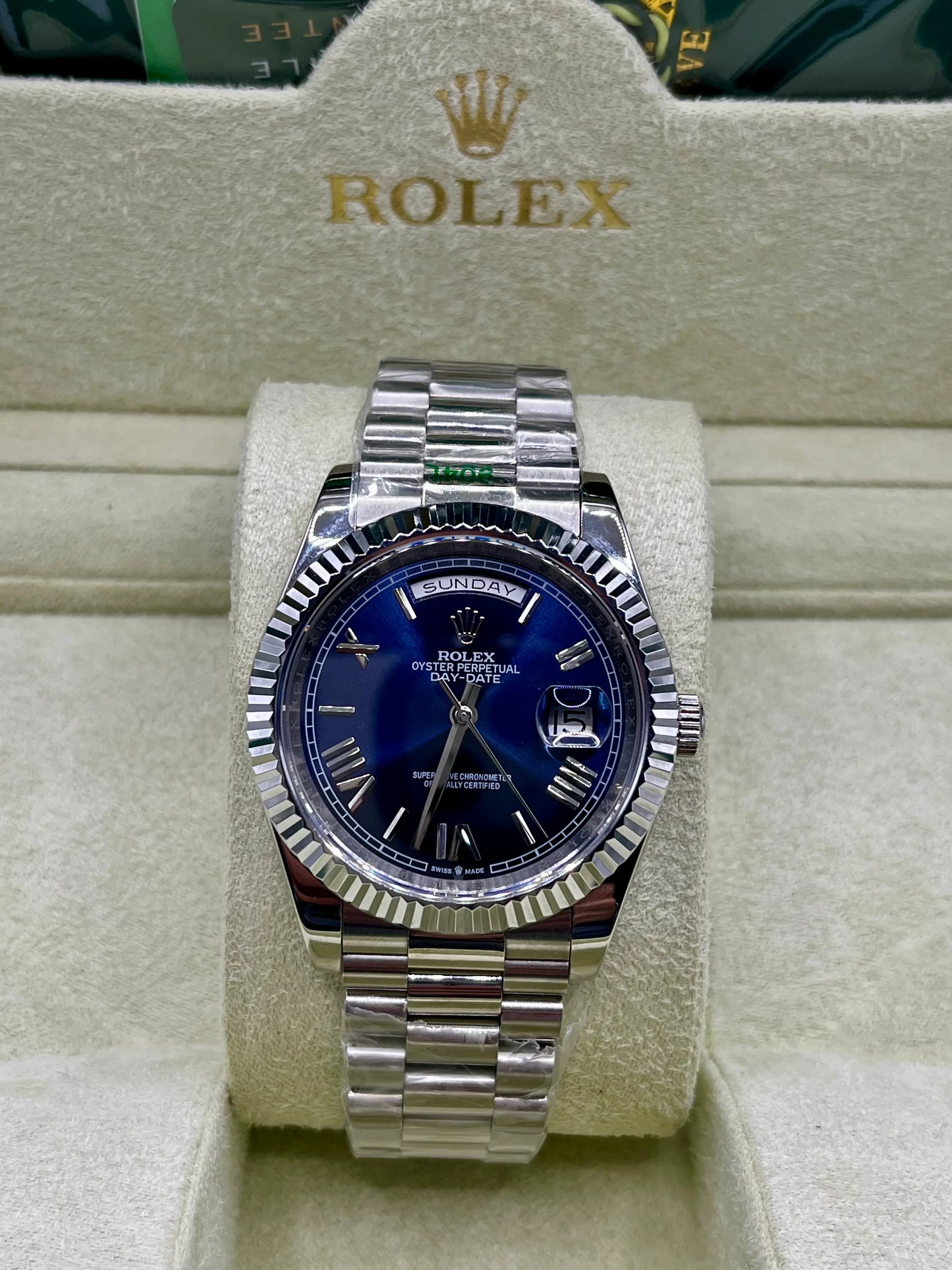 Rolex Sky Dweller Classic Blue Dial Steel Watch