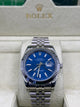 Rolex Datejust Blue Dial Watch