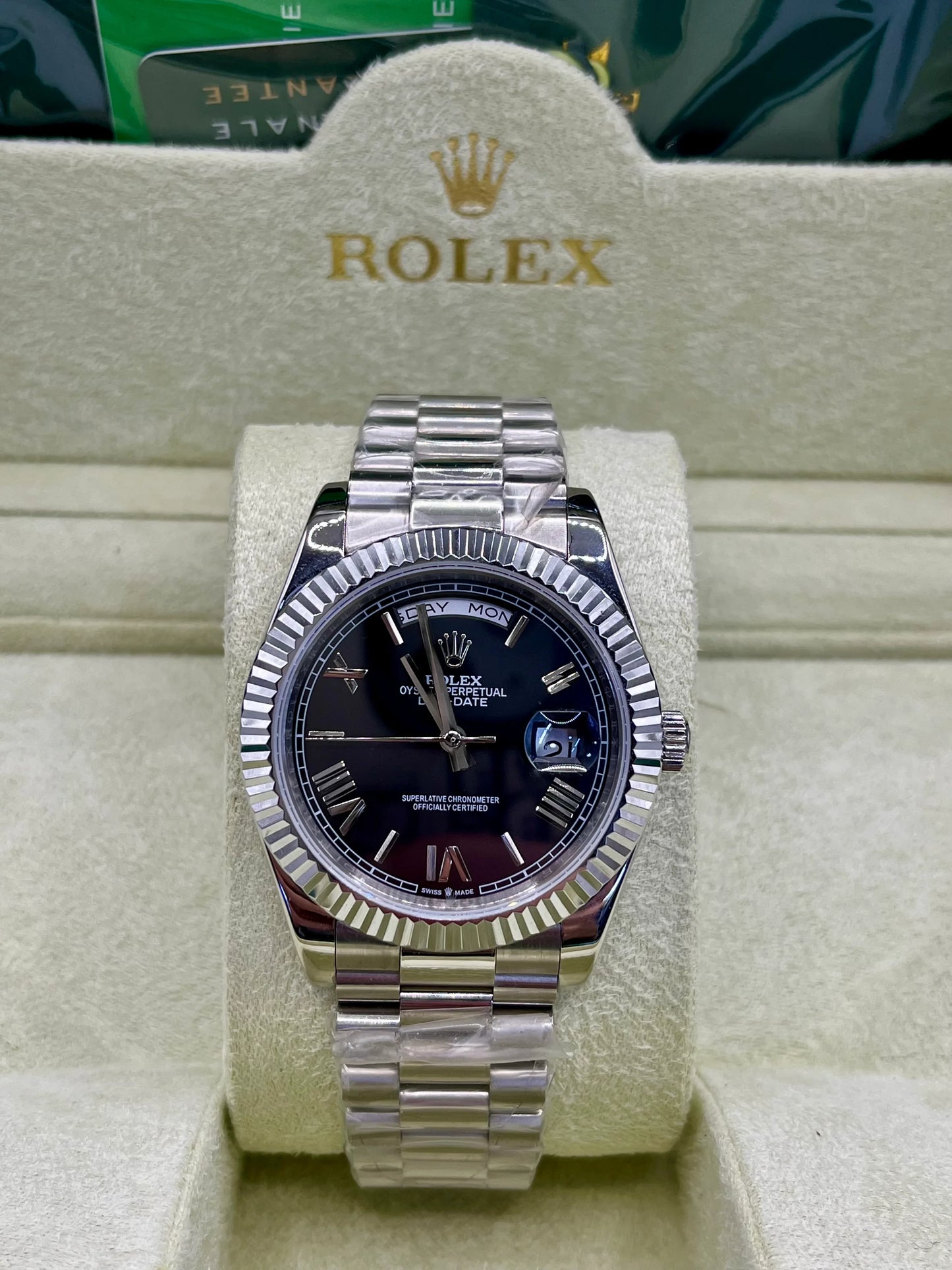 Rolex Datejust Blue Dial Stainless Steel Watch