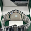 REWARD Luxury Chronograph Watch – White Dial Emerald Green Bezel