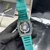 Richard Mille Green Skeleton Watch