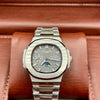 Patek Philippe Nautilus Moonphase Gray Dial Watch