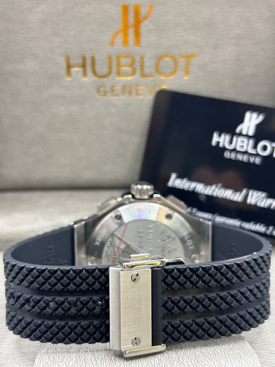 Hublot Big Bang Black Dial Rubber Strap Watch