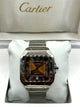 Cartier Santos Brown Dial Stainless Steel Automatic Watch