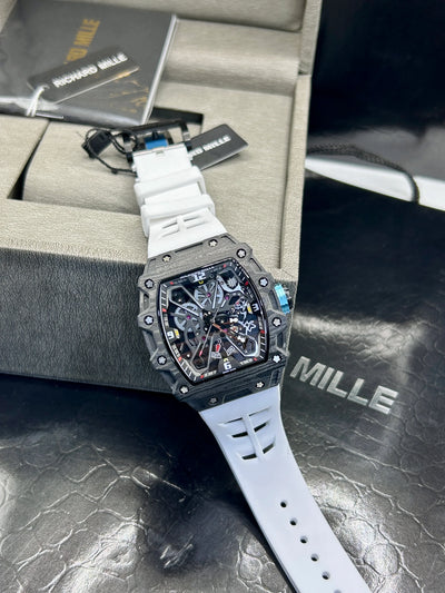 Richard Mille White Skeleton Watch