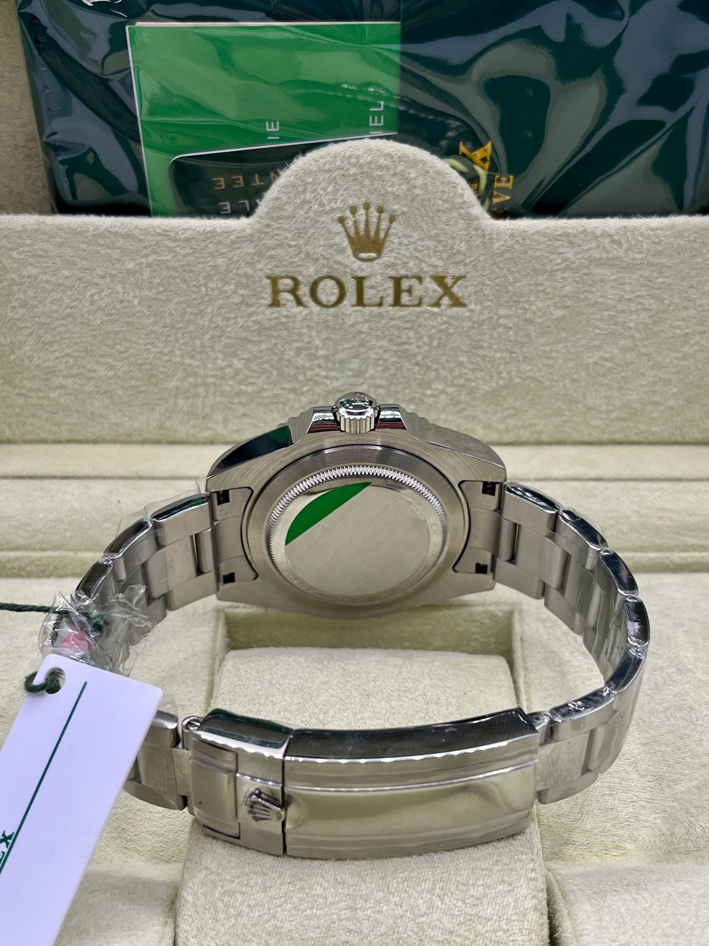 Rolex Submariner Blue Bezel Stainless Steel Watch