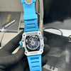 Richard Mille Light Blue Skeleton Watch