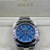 Rolex Daytona Blue Dial Chronograph Watch