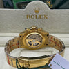 Rolex Daytona Gold Green Dial Chronograph Watch