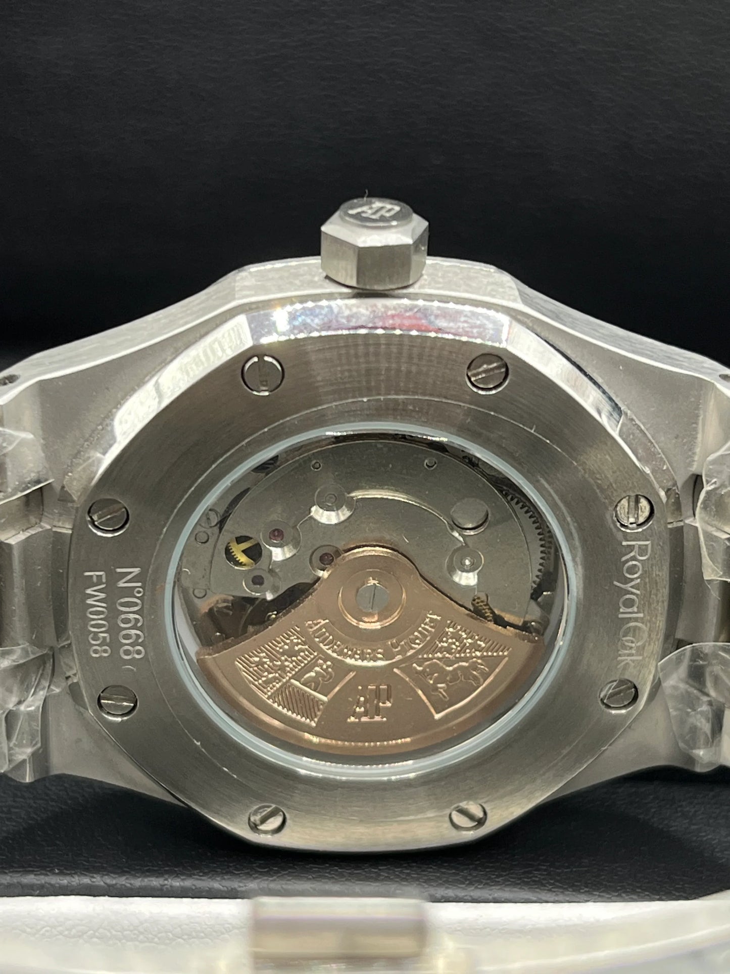 Audemars Piguet Royal Oak Green Dial Steel Watch