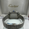Cartier Santos Brown Dial Stainless Steel Watch