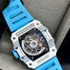Richard Mille Light Blue Skeleton Watch