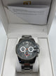 REWARD Luxury Chronograph Watch – Black Dial Stainless Steel