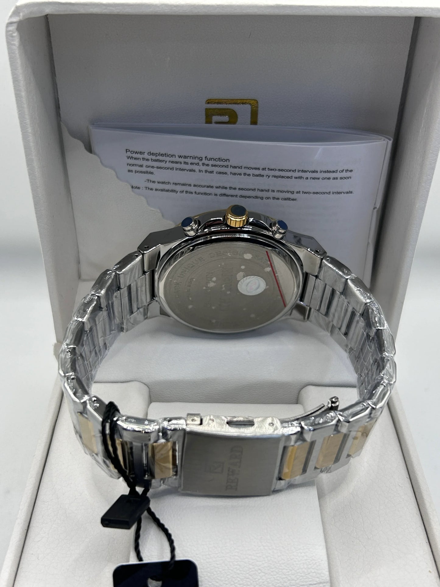 Reward Green Dial Two Tone Quartz Chronograph Watch