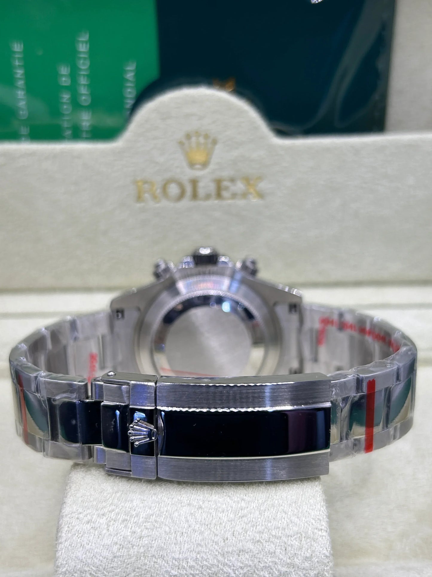 Rolex Daytona Stainless Steel White Dial Chronograph with Tachymeter Bezel