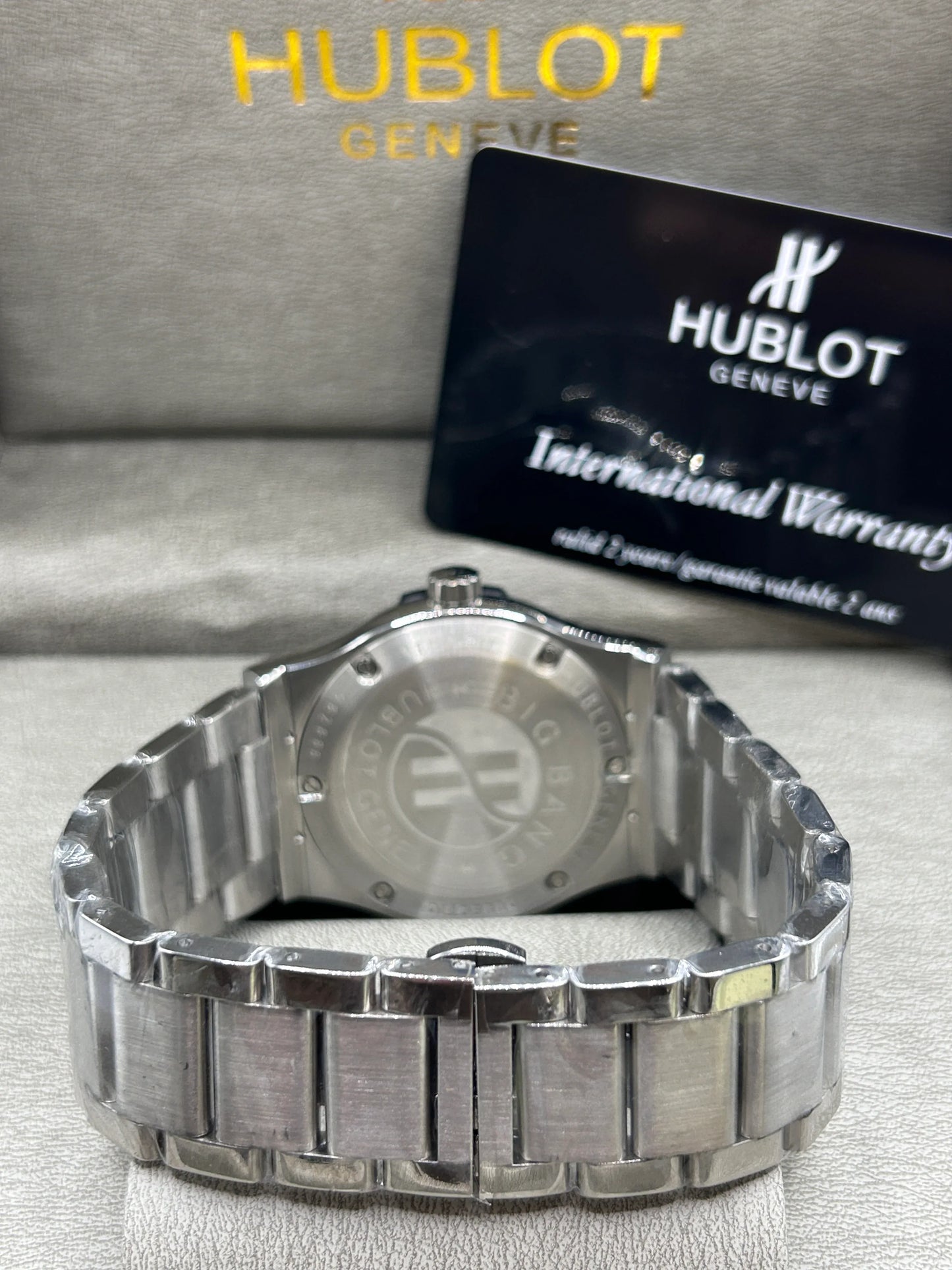 Hublot Big Bang Grey Dial Stainless Steel Watch