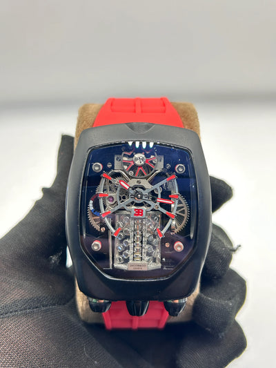 Jacob & co Red Strap Skeleton Watch