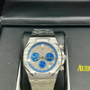 Audemars Piguet Royal Oak Blue Chronograph Watch