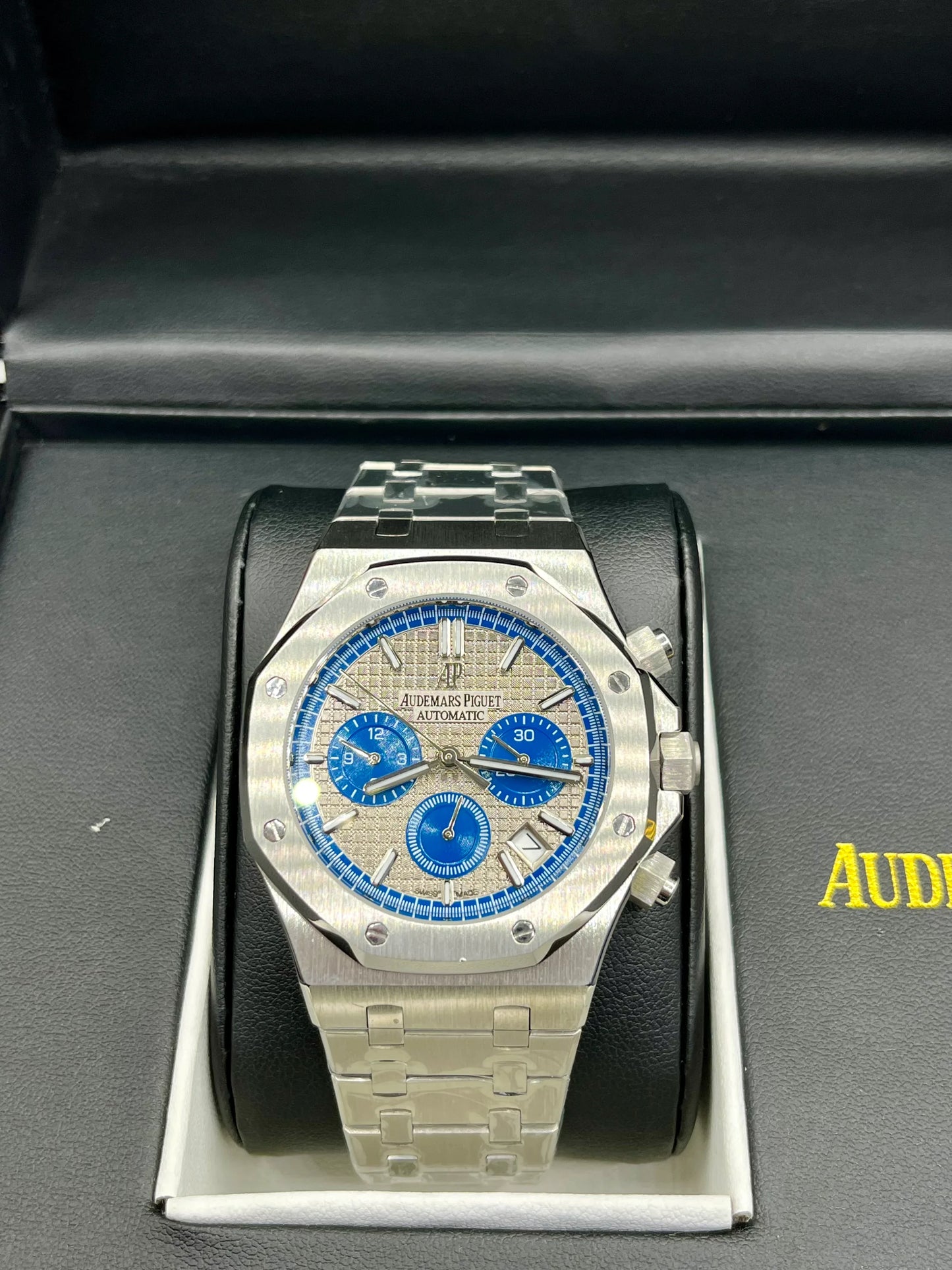Audemars Piguet Royal Oak Blue Chronograph Watch