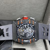 Richard Mille Grey Case Grey Strap Skeleton Watch
