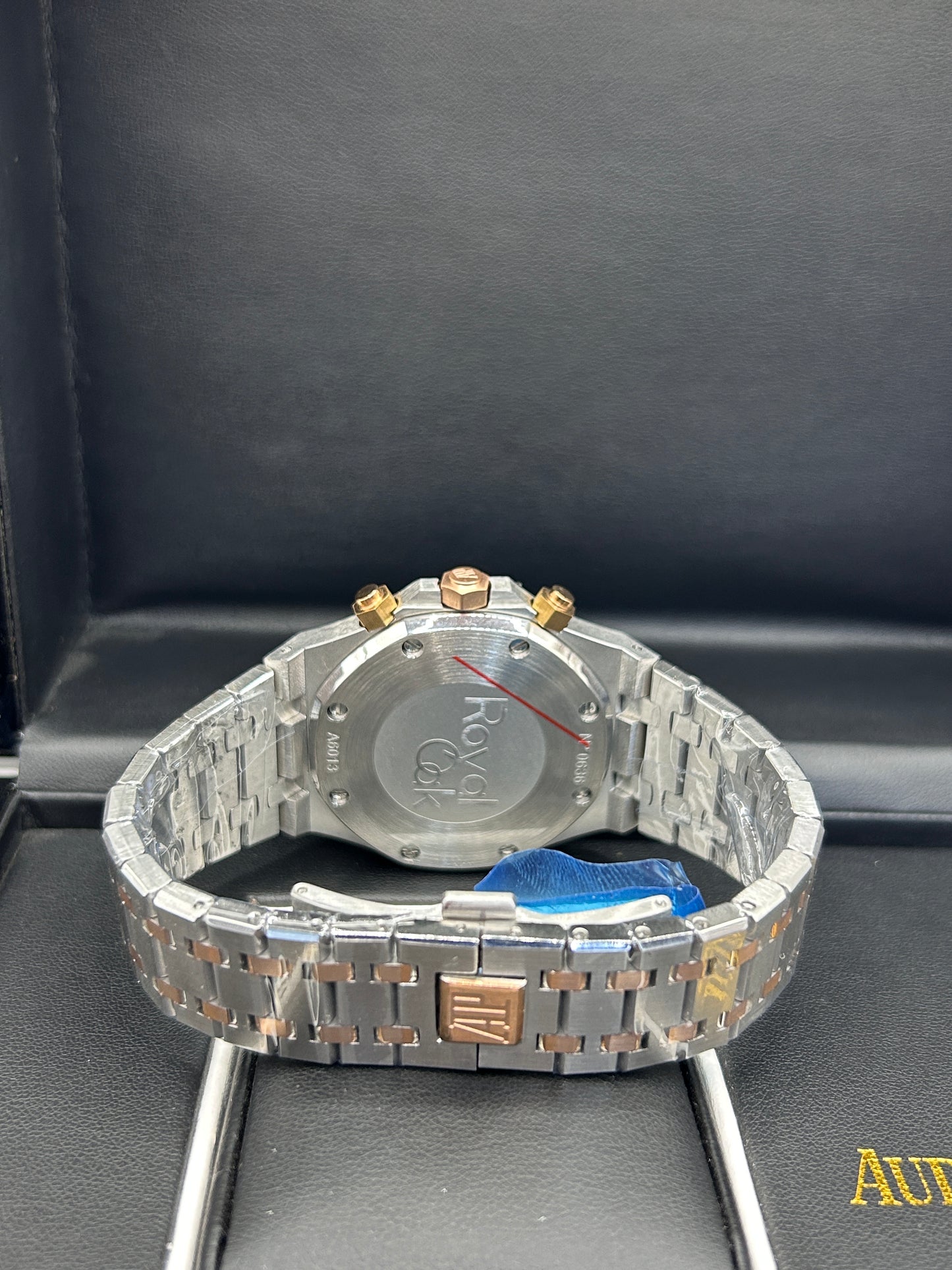 Audemars Piguet Royal Oak Two Tone Silver Dial Chronograph Watch