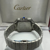 Cartier Santos Blue Dial Stainless Steel Automatic Watch