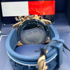 Tommy Hilfiger Blue Gold Chronograph Watch