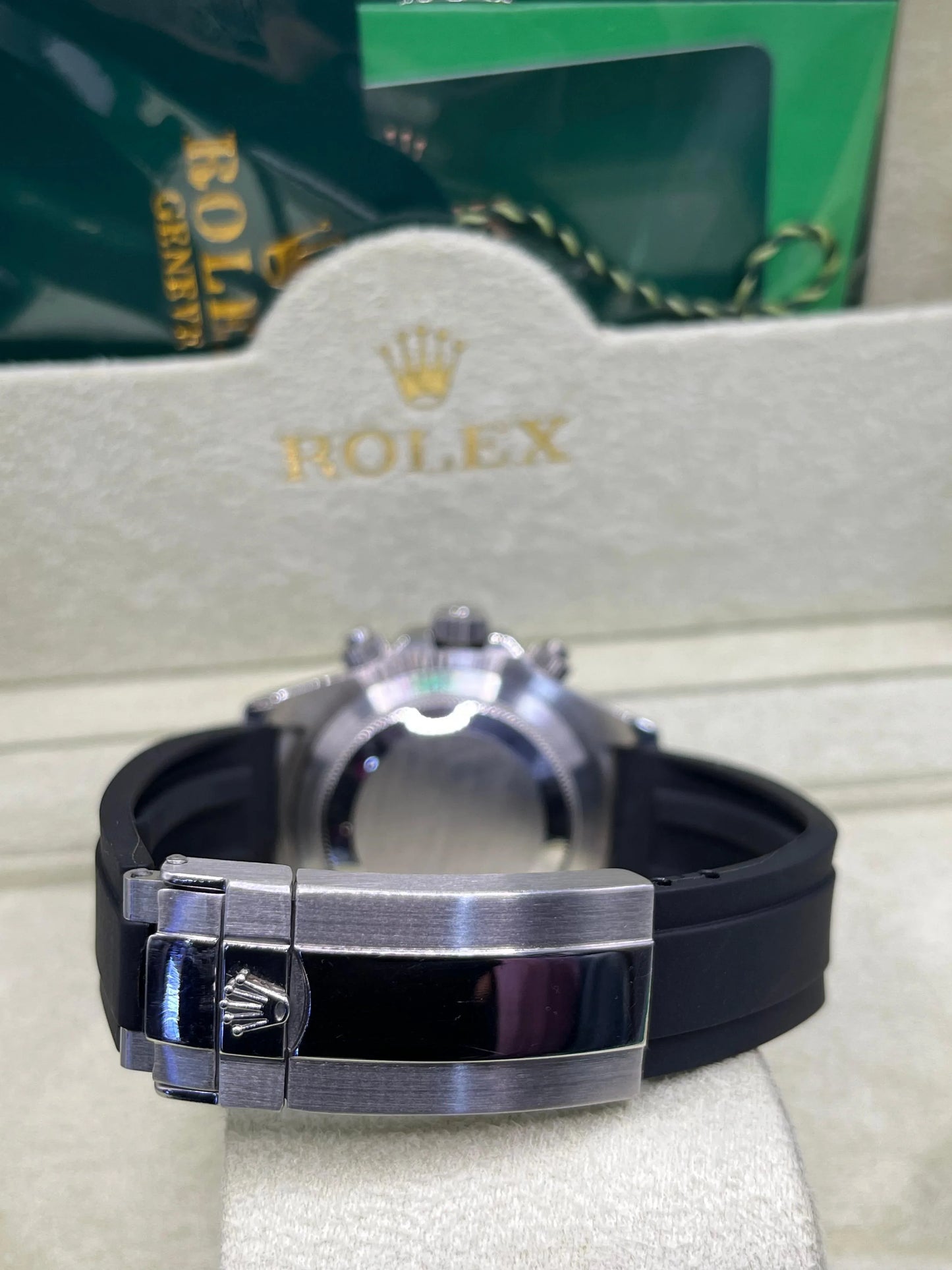 Rolex Daytona Black Diamond Chronograph Watch
